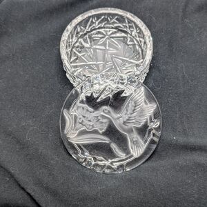 Crystal Box with Bird Motif